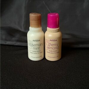 Aveda Body Lotion (Rosemary Mint and Cherry Almond) Travel Size 1.7oz
